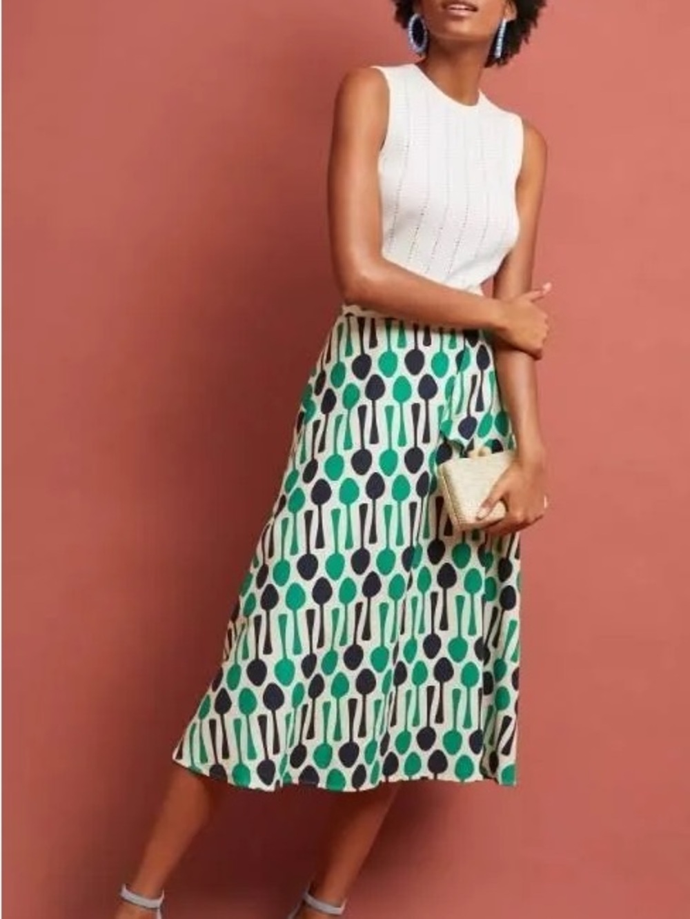 Eva Franco Spoons Skirt - Size 6 - New with Tags